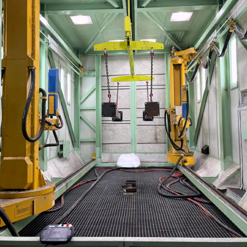 Automatisk robotsprøyteboks