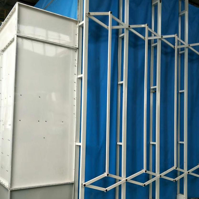 Uttrekkbar mobil spray- og slipeboks