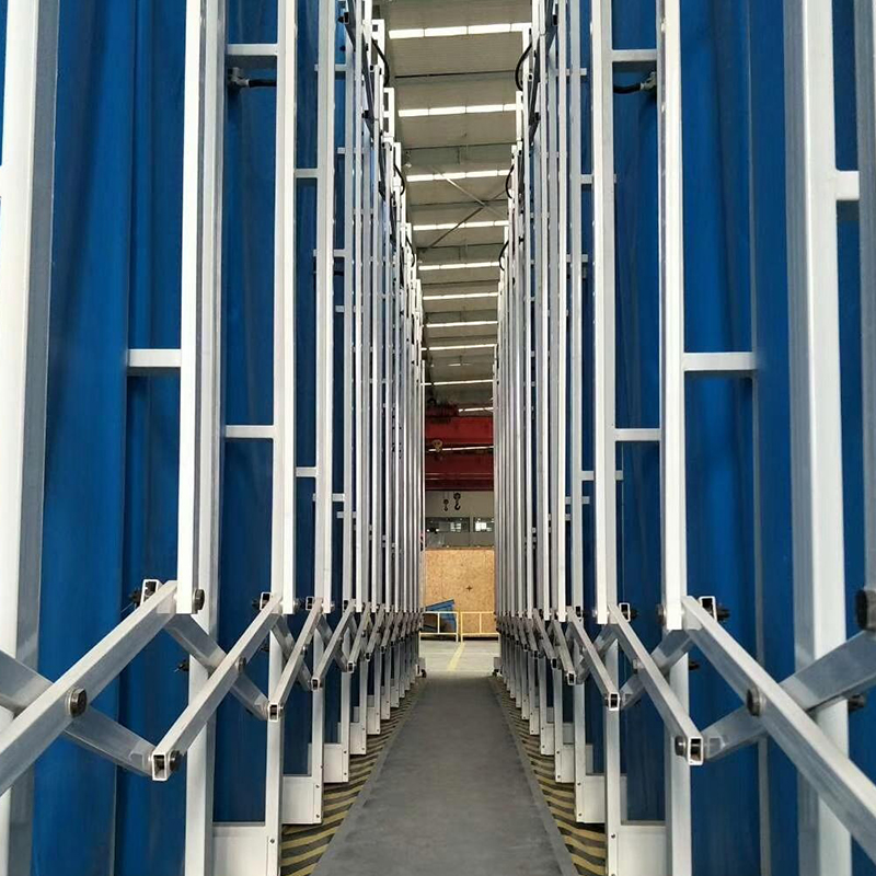 Uttrekkbar mobil spray- og slipeboks